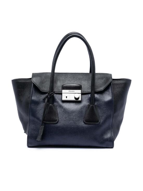 Prada Handbags - Prada Bicolor Glace Calf Sound Lock #276815P48B